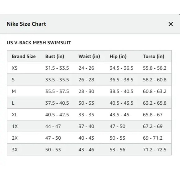 Nike Women's Standard Mesh Solid Edge V-Back One Piece Swimsuit Swimwear Sz M - Picture 8 of 13